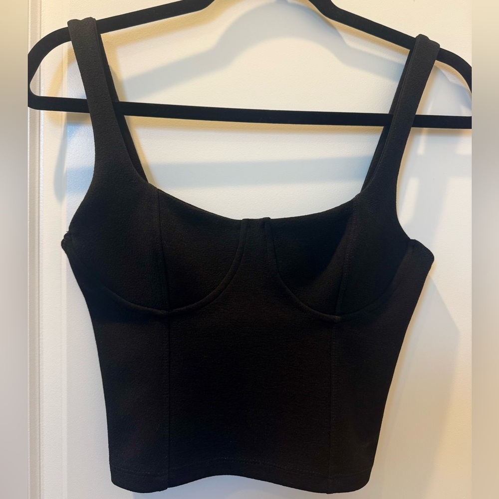 Zara Black corset top